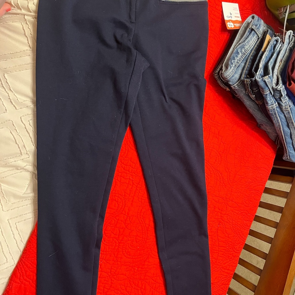 Michael Kohrs Navy Cropped Trousers